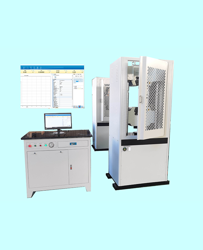 Microcomputer screen display hydraulic universal testing machine