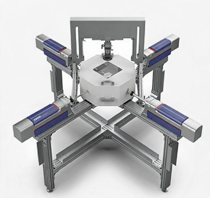 Biaxial tensile testing machine