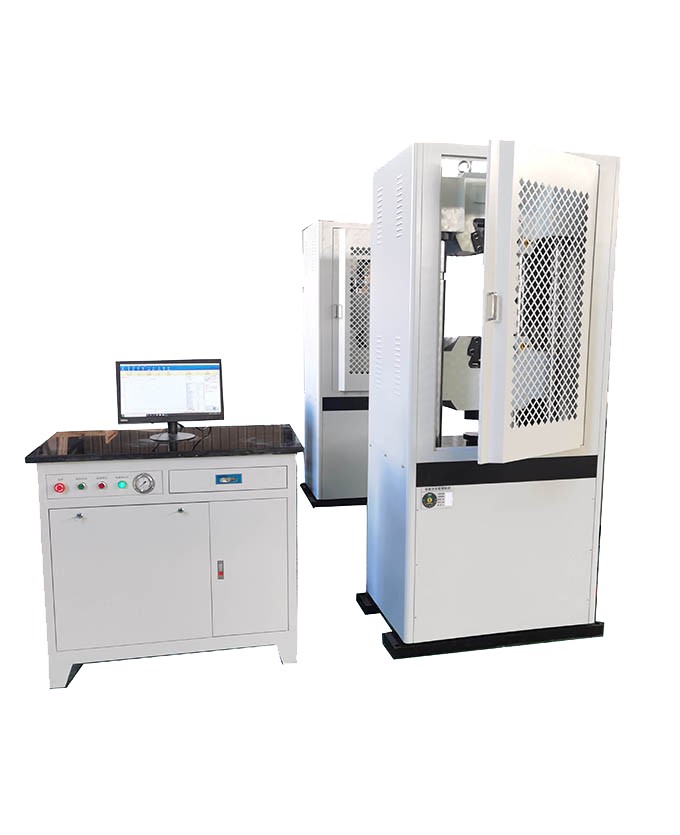 Microcomputer controlled electro-hydraulic servo testing machine