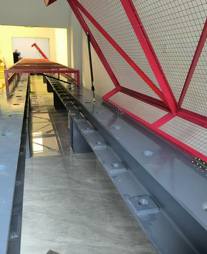 Mining wire rope breaking force testing machine