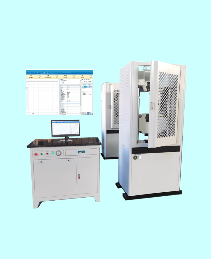 Metal tensile yield strength testing machine