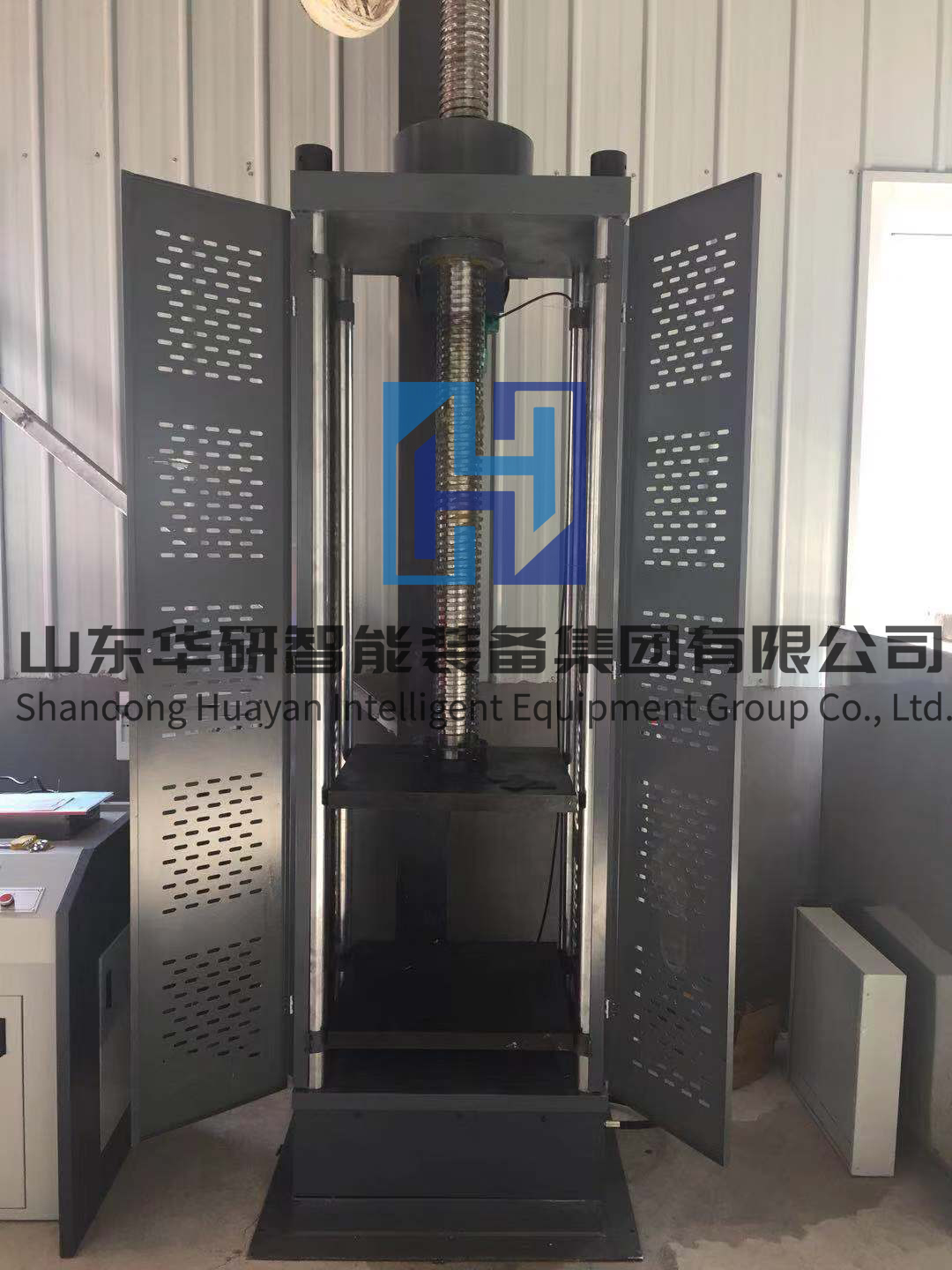 Flue pressure testing machine